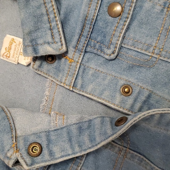 Disney "Collection by Tutu Couture" Frozen light blue jean jacket. Size 3T. - Picture 11 of 13
